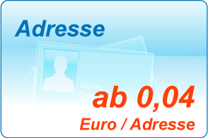 Angebot Schreibarbeiten manuelle Adresseingabe durch abtippen oder �bertragen per copy & paste